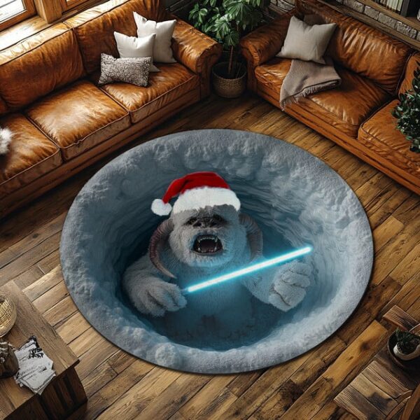 Wampa Cave Round Rug