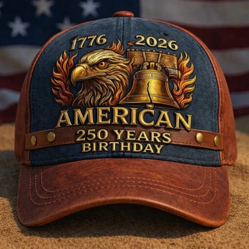 United States 250th Anniversary 3D Printed Cap