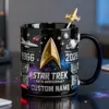 Personalized 60th Anniversary Star Trek Mug