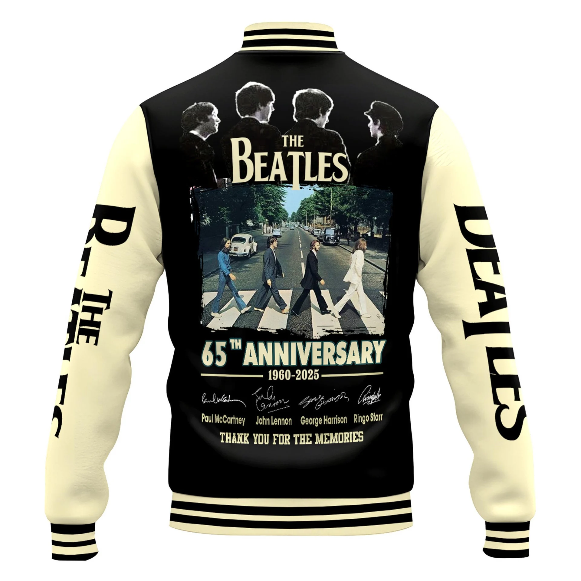The Beatles 3D Varsity Jacket- THK119562 - Image 2