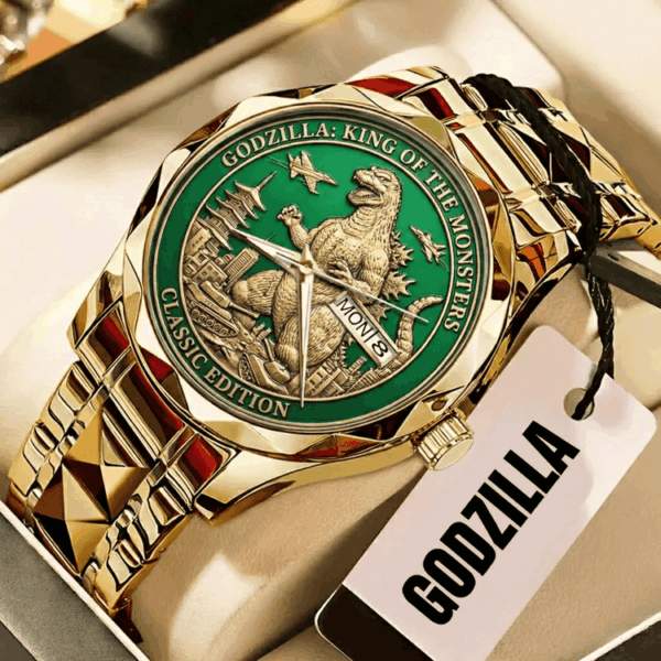 Godzilla Alloy Luxury Quartz Watch-THK122147