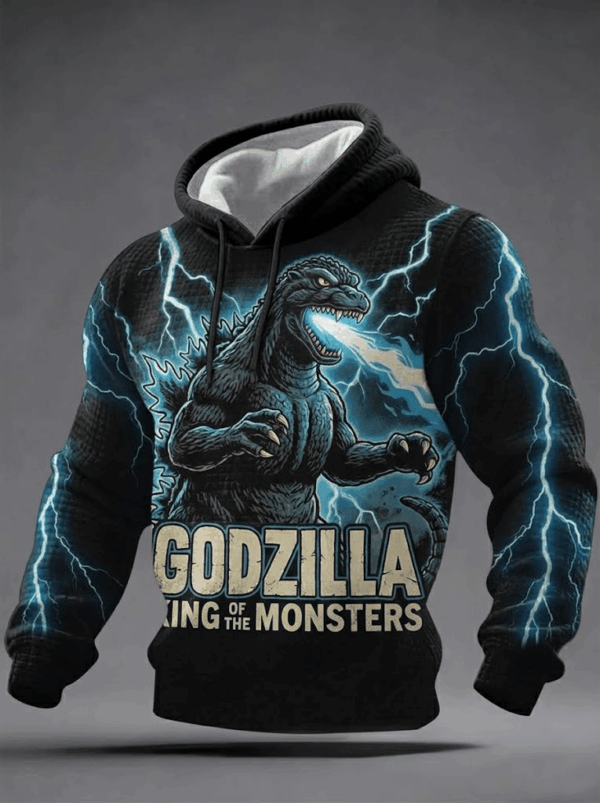 Godzilla King Of Monsters Waffle Hoodie -THK122133