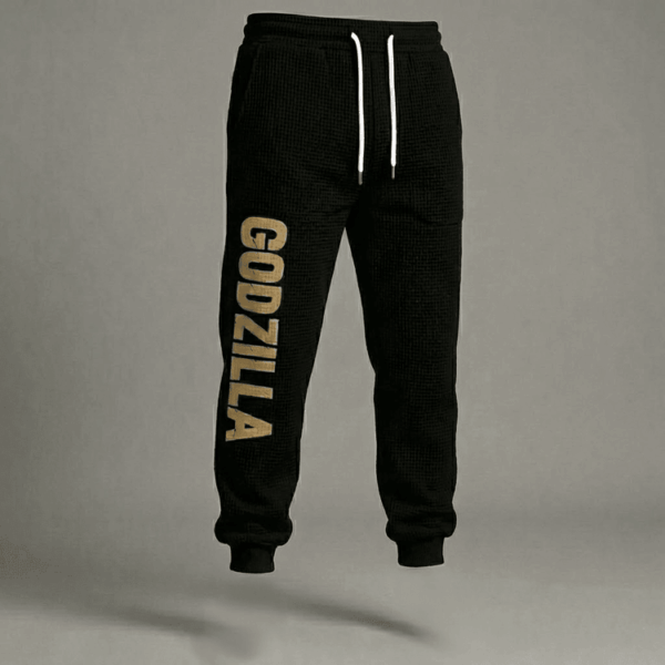 Alternative view of Godzilla King Of Monsters Waffle Hoodie -THK122130