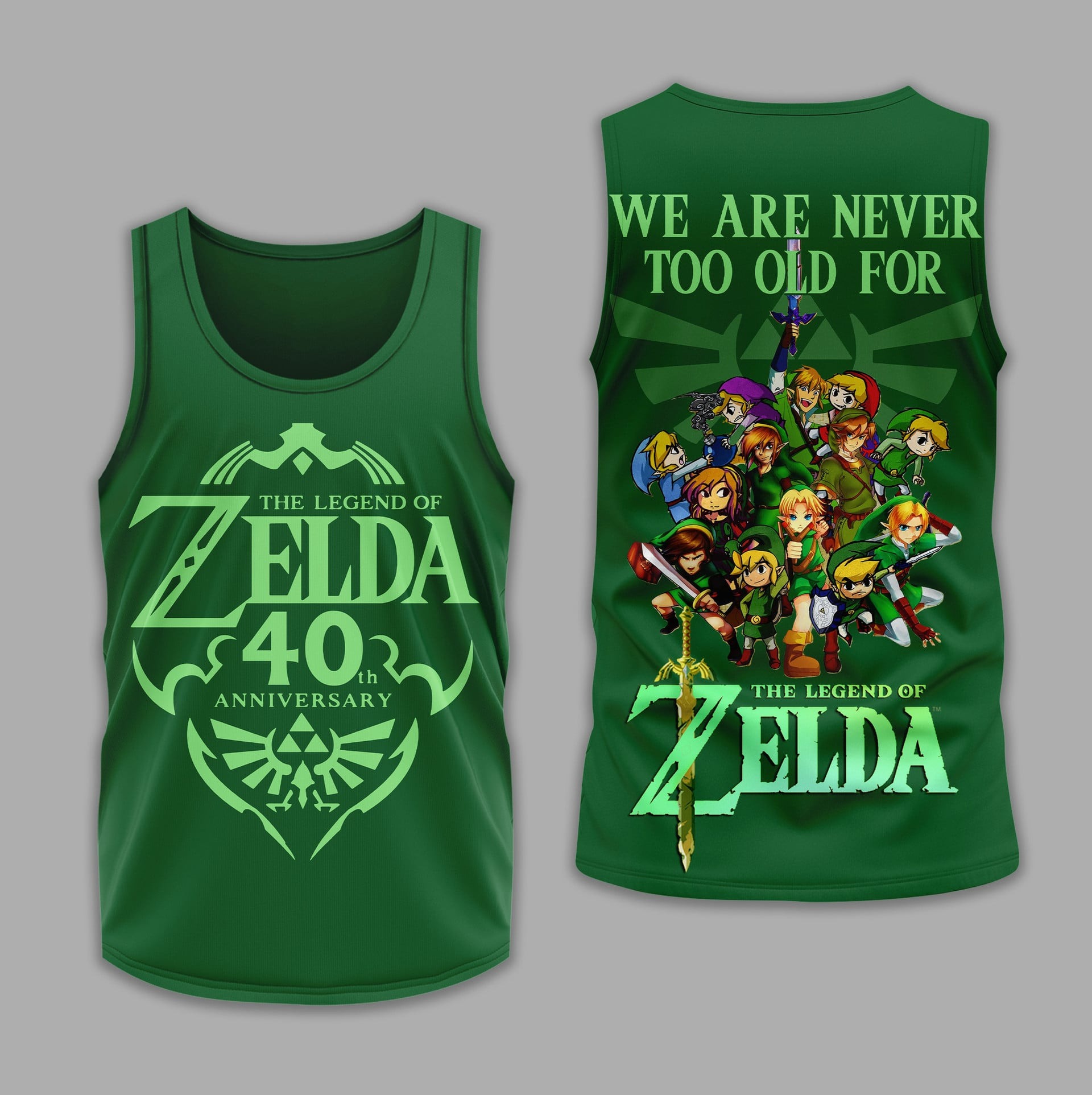 The Legend of Zelda 40th Anniversary 3D Apparel -THK122857 - Image 4