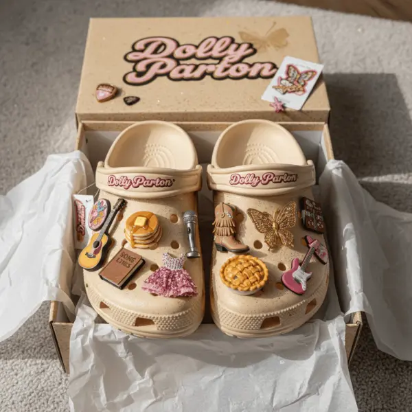 DOLLY PARTON PREMIUM Crocs Clogs Shoes