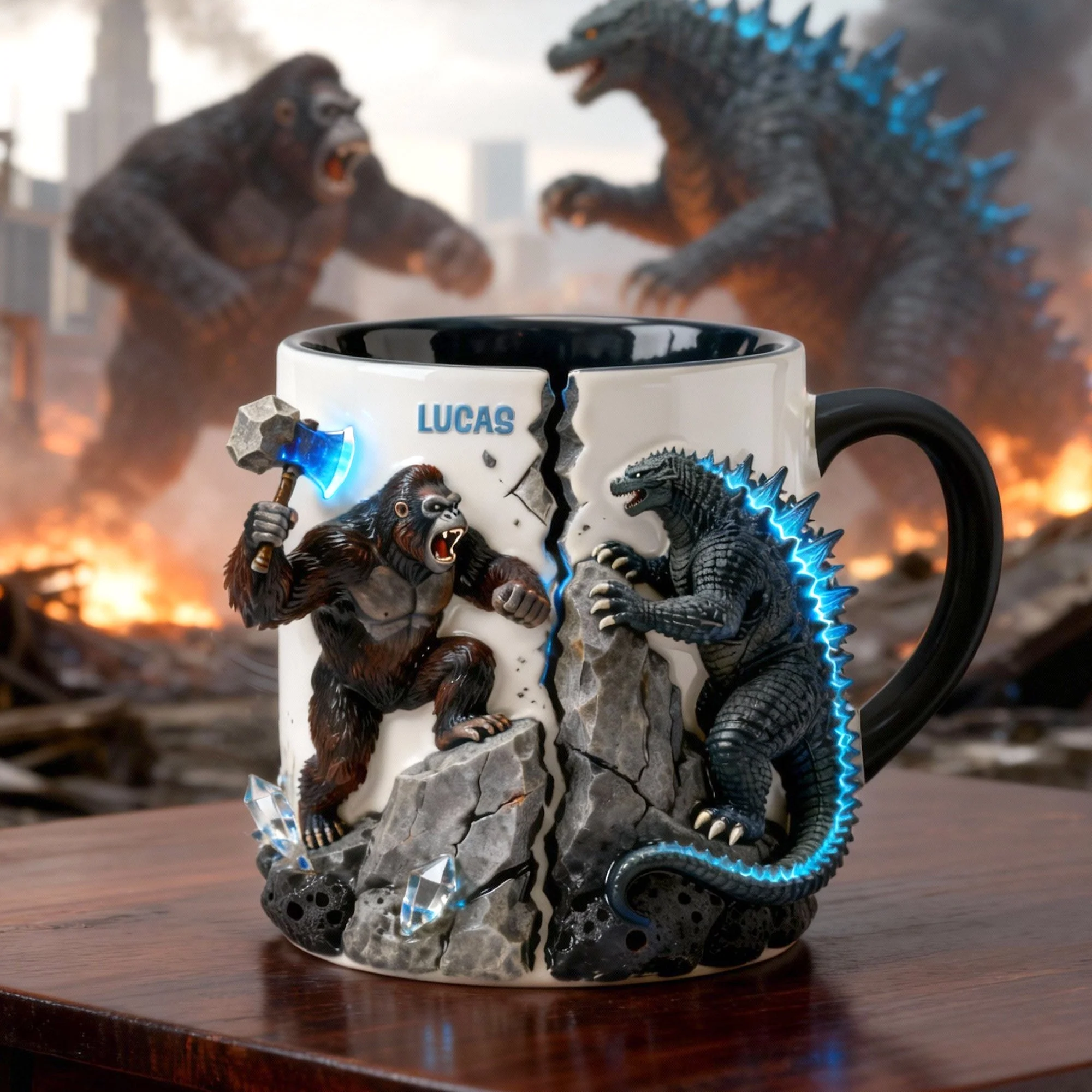 Personalized Godzilla Coffee Mug - Image 4