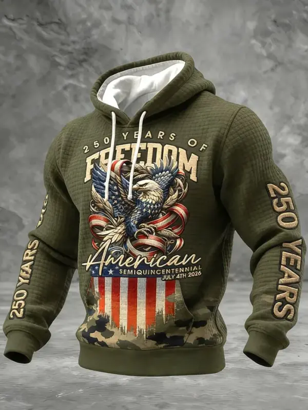 US 250th Anniversary Waffle Hoodie -THK122303
