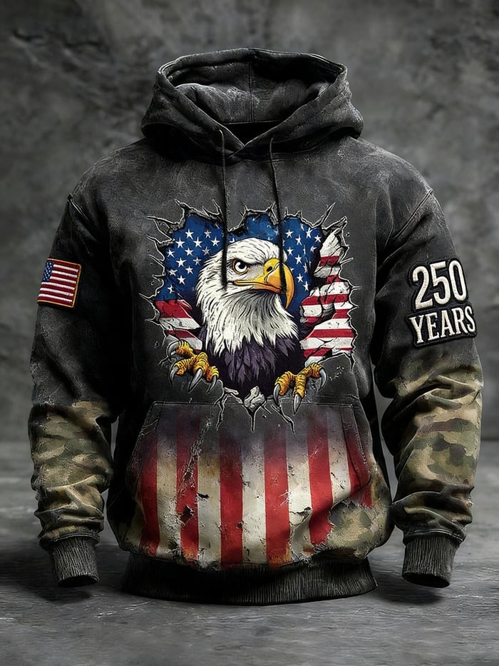 Men's 250th Anniversary of the Founding of the United States Hoodie