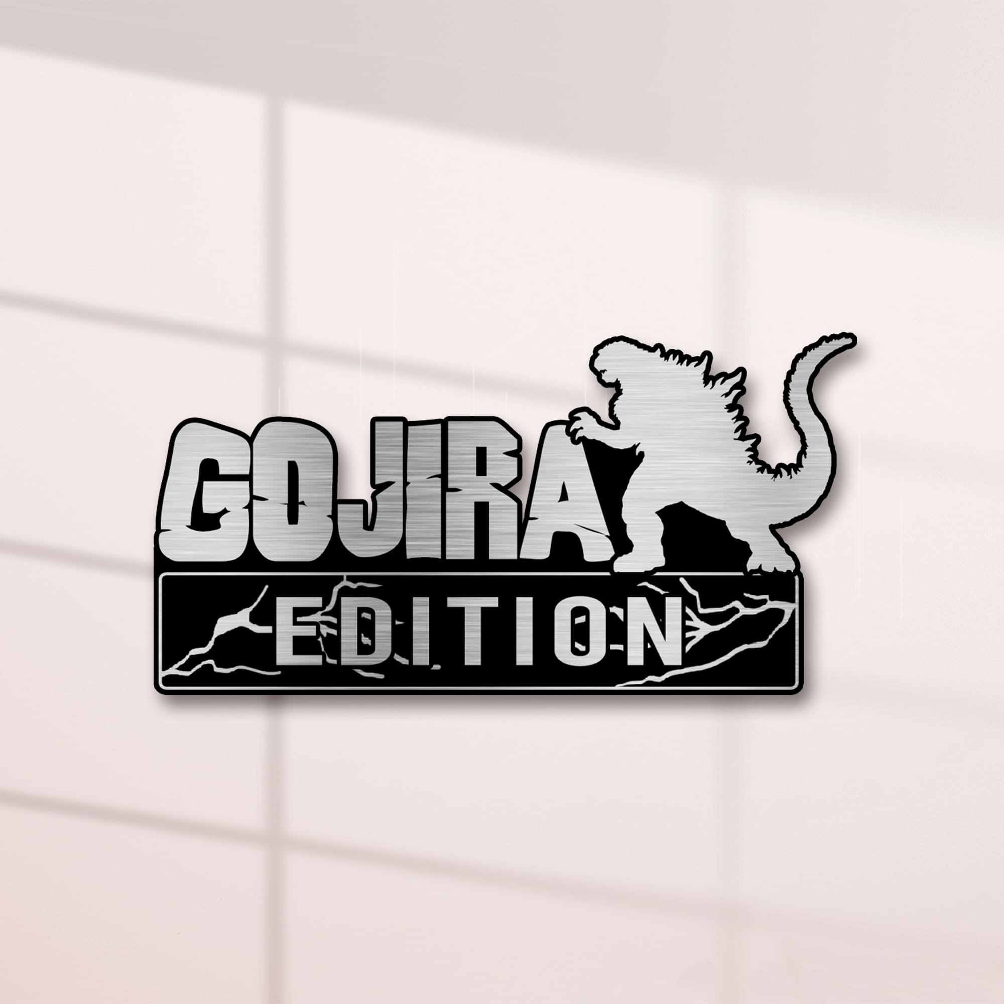 Godzilla Edition Laser Engraved Car Name Badge - Image 4