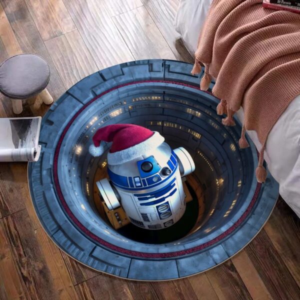 Alternative view of Droid Pit Round Rug