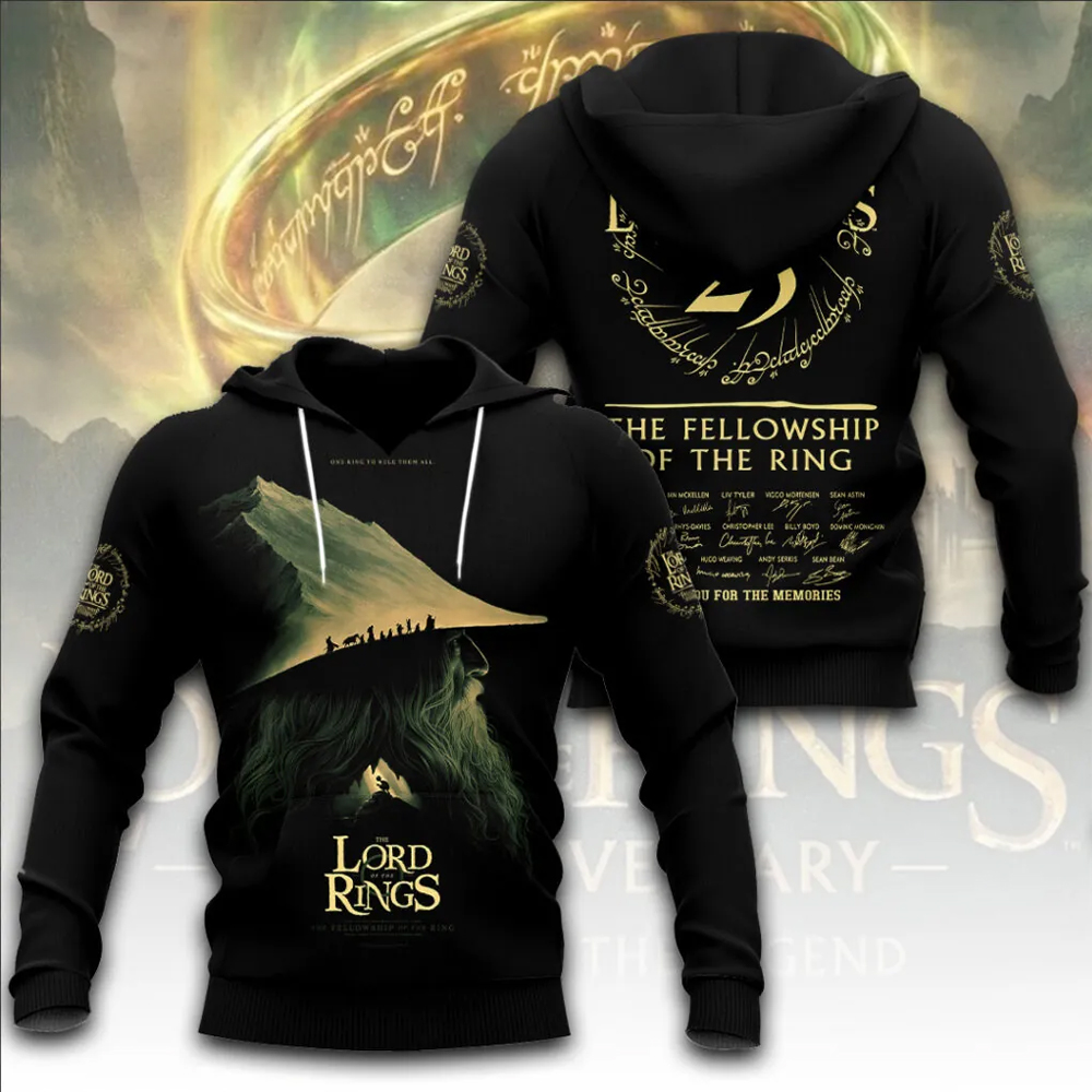 The Lord of the Rings 25th Anniversary 2026 3D Apparel -THK119814 - Image 3