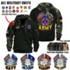 Personalized US Military Halfzip Hoodie