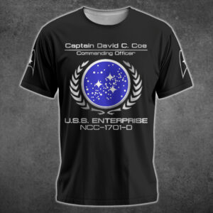 Alternative view of Star Trek Federation Personalized T-Shirt