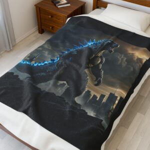 Godzilla Monster Quilt Blanket