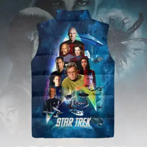 Alternative view of Star Trek 60th Anniversary 3D Sleeveless Down Jacket-THK121027