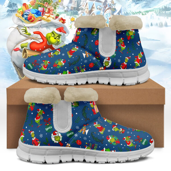 The Grinch Christmas Snow Boots Shoes - THK117976