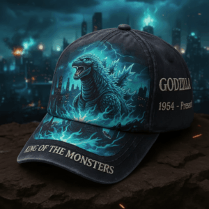 Alternative view of Godzilla Print Classic Cap