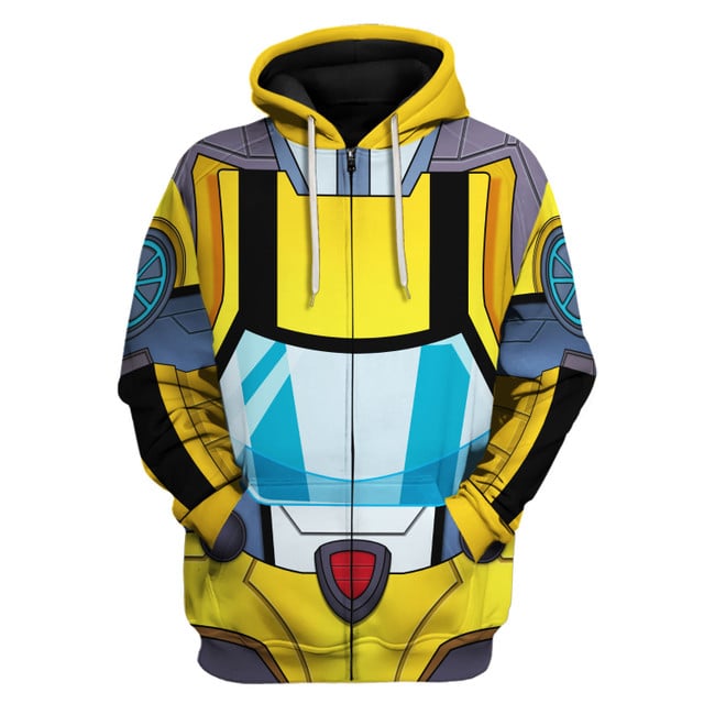 Cyberverse Bumblebee Transfomers Robot Costume 3D Apparel - Image 5