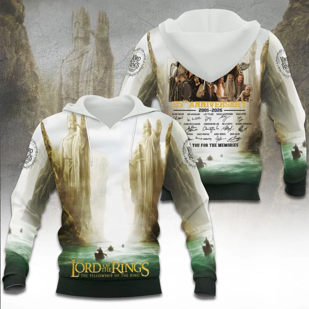 The Lord of the Rings 25th Anniversary 2026 3D Apparel - THK119662 - Image 3