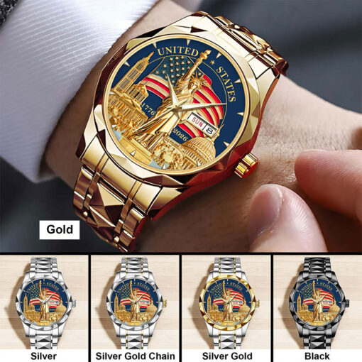 United States 250th Anniversary Alloy Luxury Quartz Watch - Image 5