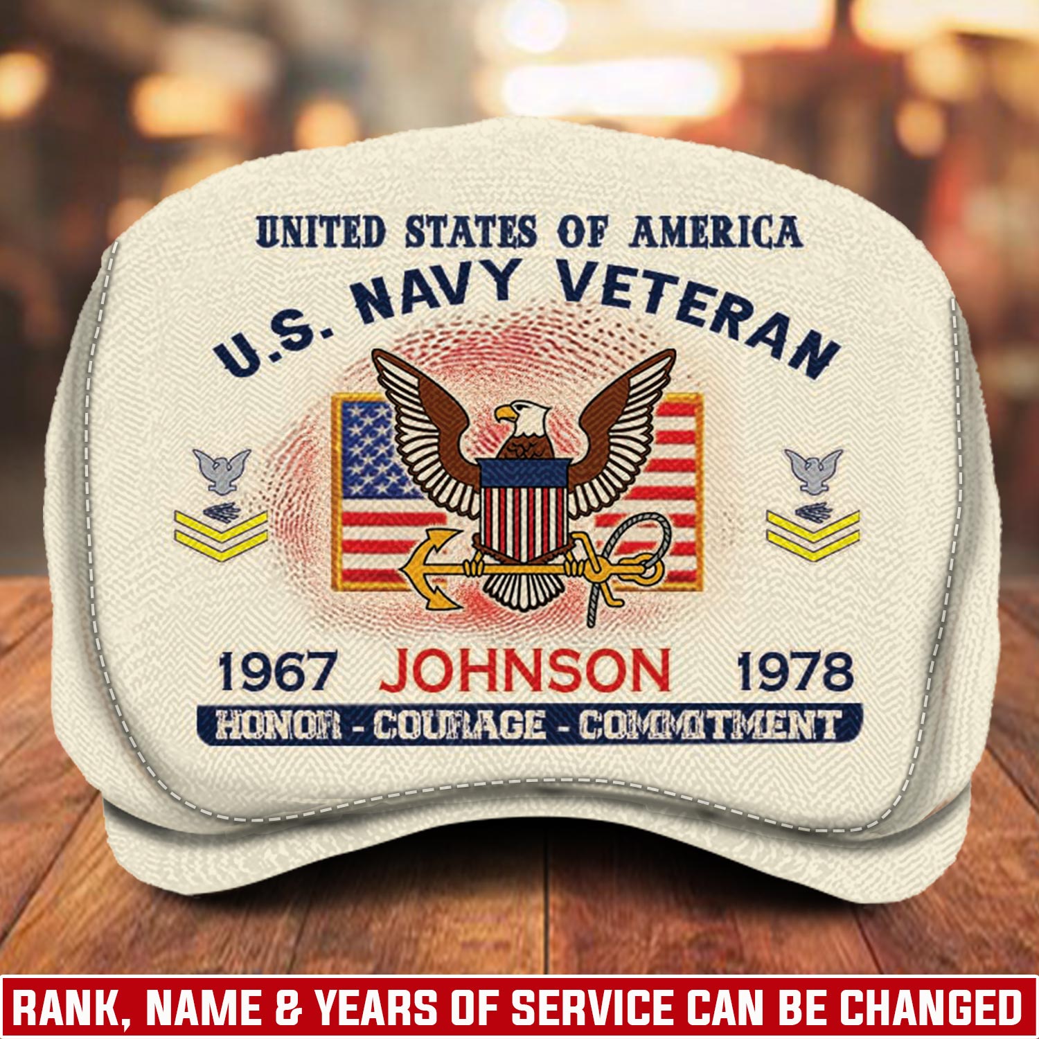 Military Jeff Cap - THK118718 - Image 5