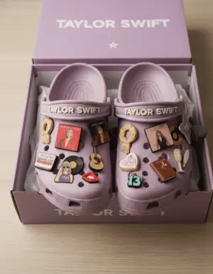 TAYLOR SWIF PREMIUM Crocs Clogs Shoes