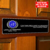 Star Trek Federation Personalized Sign