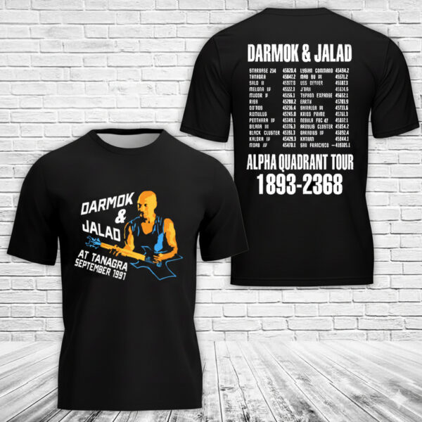 Alternative view of Darmok and Jalad at Tanagra Star Trek T-Shirt 3D