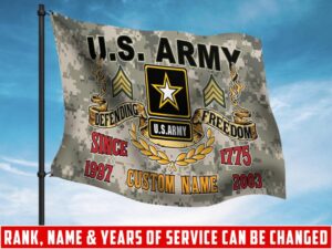 Military Garden Flag Gift For Fans- THK118894