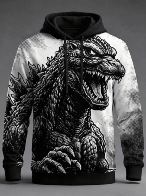 Alternative view of Godzilla King Of Monsters 3D T-Shirt