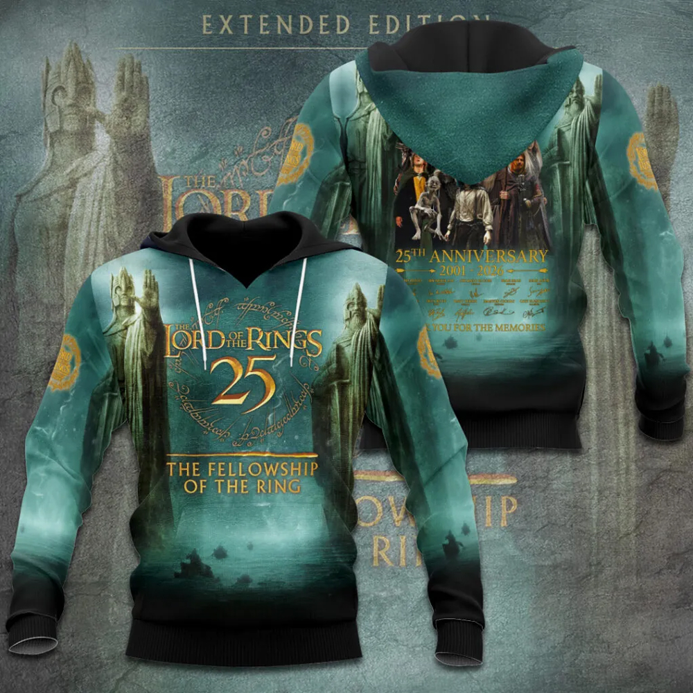 The Lord of the Rings 25th Anniversary 2026 3D Apparel - THK119666 - Image 2