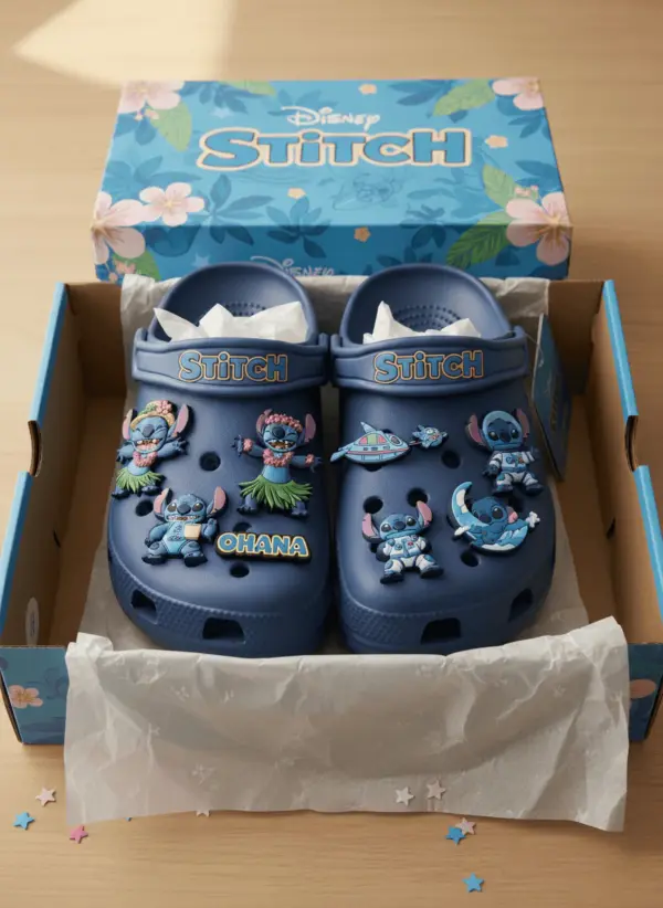 Stitch Premium Crocs Clogs Shoes