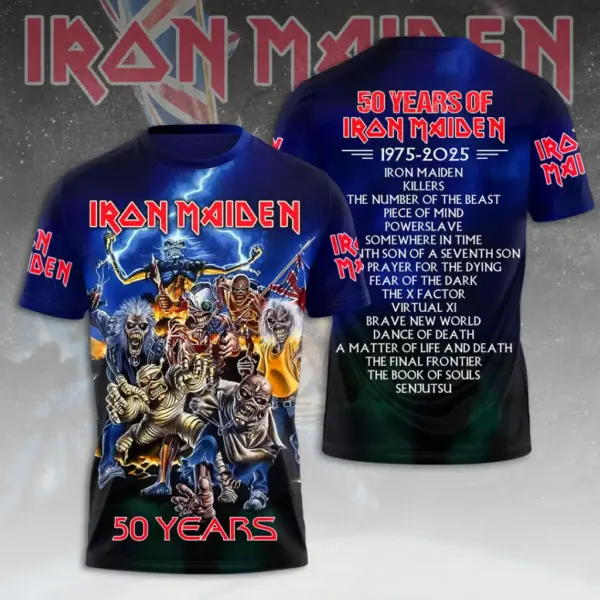 Alternative view of Iron Maiden 50th Anniversary 3D Apparel