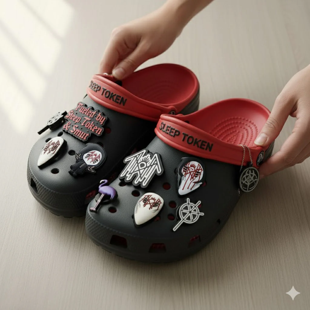 SLEEP TOKEN PREMIUM Crocs Clogs Shoes - Image 3