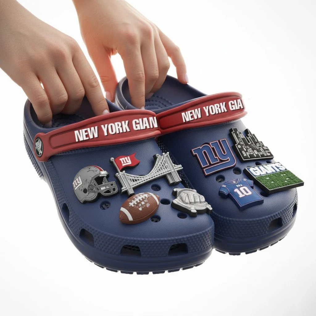 NEW YORK GIANTS PREMIUM Crocs Clogs Shoes - Image 2