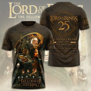 The Lord of the Rings 25th Anniversary 2026 3D Apparel -THK119859