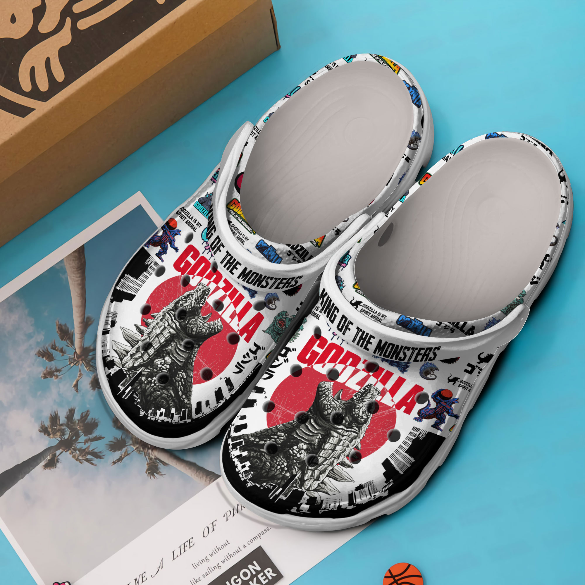 Godzilla Crocs Crocband Clogs - Image 2