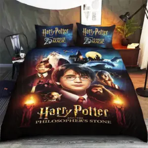 Harry Potter 25th Anniversary 2026 3-Piece Duvet Bedding Set -THK120938