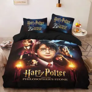 Alternative view of Harry Potter 25th Anniversary 2026 3-Piece Duvet Bedding Set -THK120938