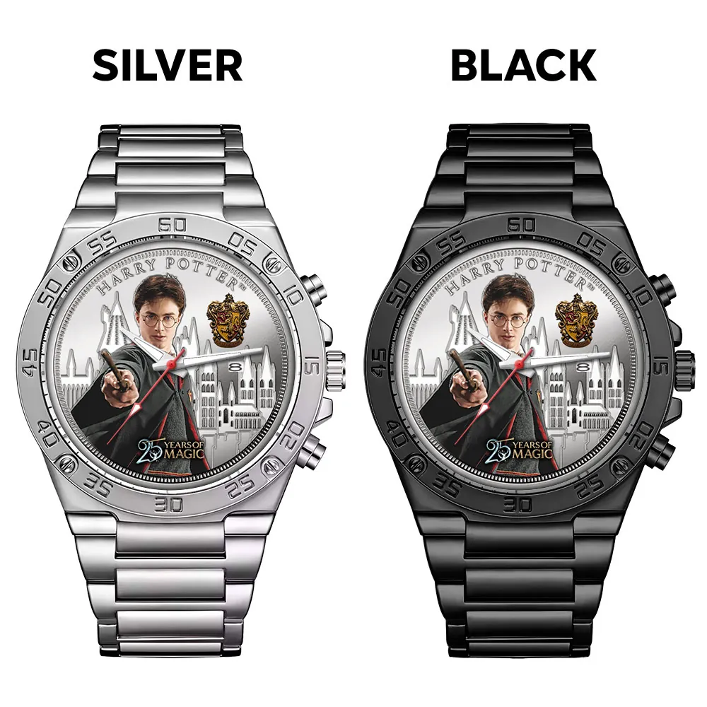 Harry Potter 25th Anniversary Black Stainless Steel Watch -THK120733 - Image 2