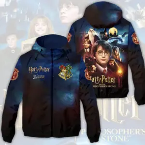 Harry Potter 25th Anniversary 3D Windbreaker Jacket -THK120692