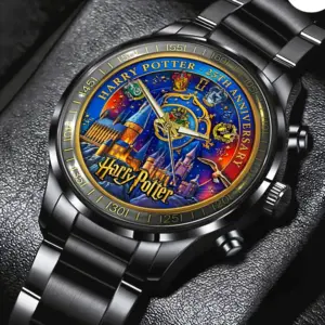 Alternative view of Harry Potter 25th Anniversary Black Stainless Steel Watch