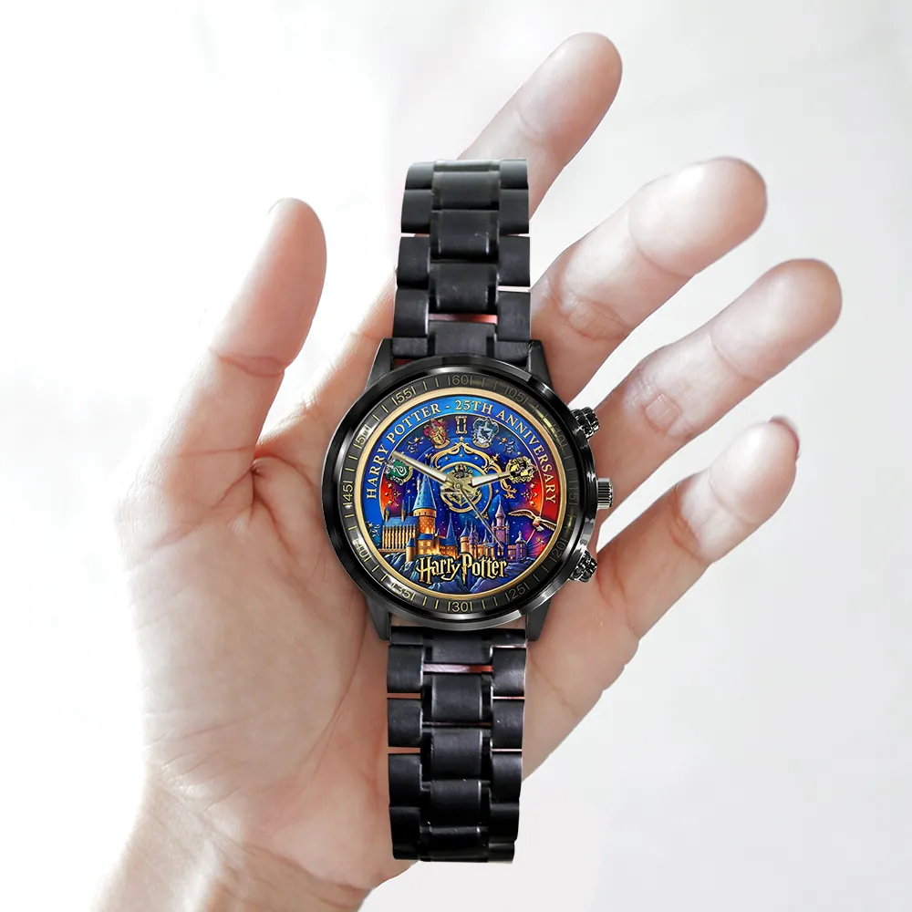 Harry Potter 25th Anniversary Black Stainless Steel Watch - Image 3
