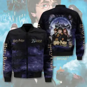 Harry Potter 25th Anniversary 3D Bomber Jacket- THK120918