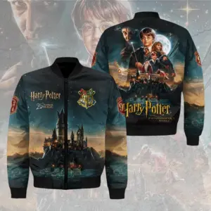 Harry Potter 25th Anniversary 3D Bomber Jacket- THK120841