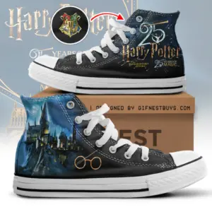 Harry Potter 25th Anniversary High Top Canvas Shoes