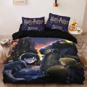 Alternative view of Harry Potter 25th Anniversary 2026 3-Piece Duvet Bedding Set -THK120656