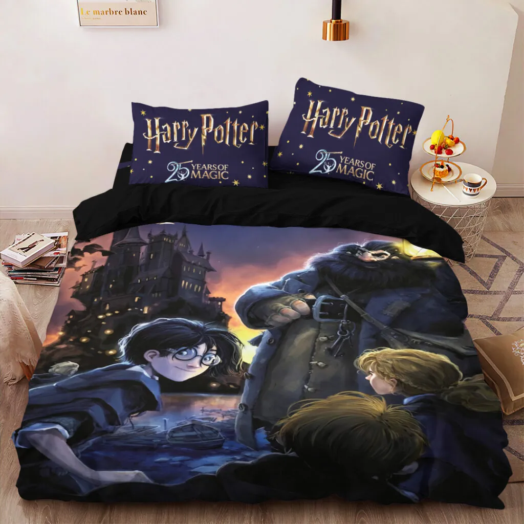 Harry Potter 25th Anniversary 2026 3-Piece Duvet Bedding Set -THK120656 - Image 2