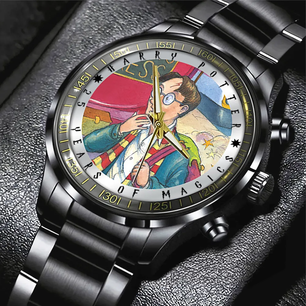 Harry Potter 25th Anniversary 2026 Black Stainless Steel Watch