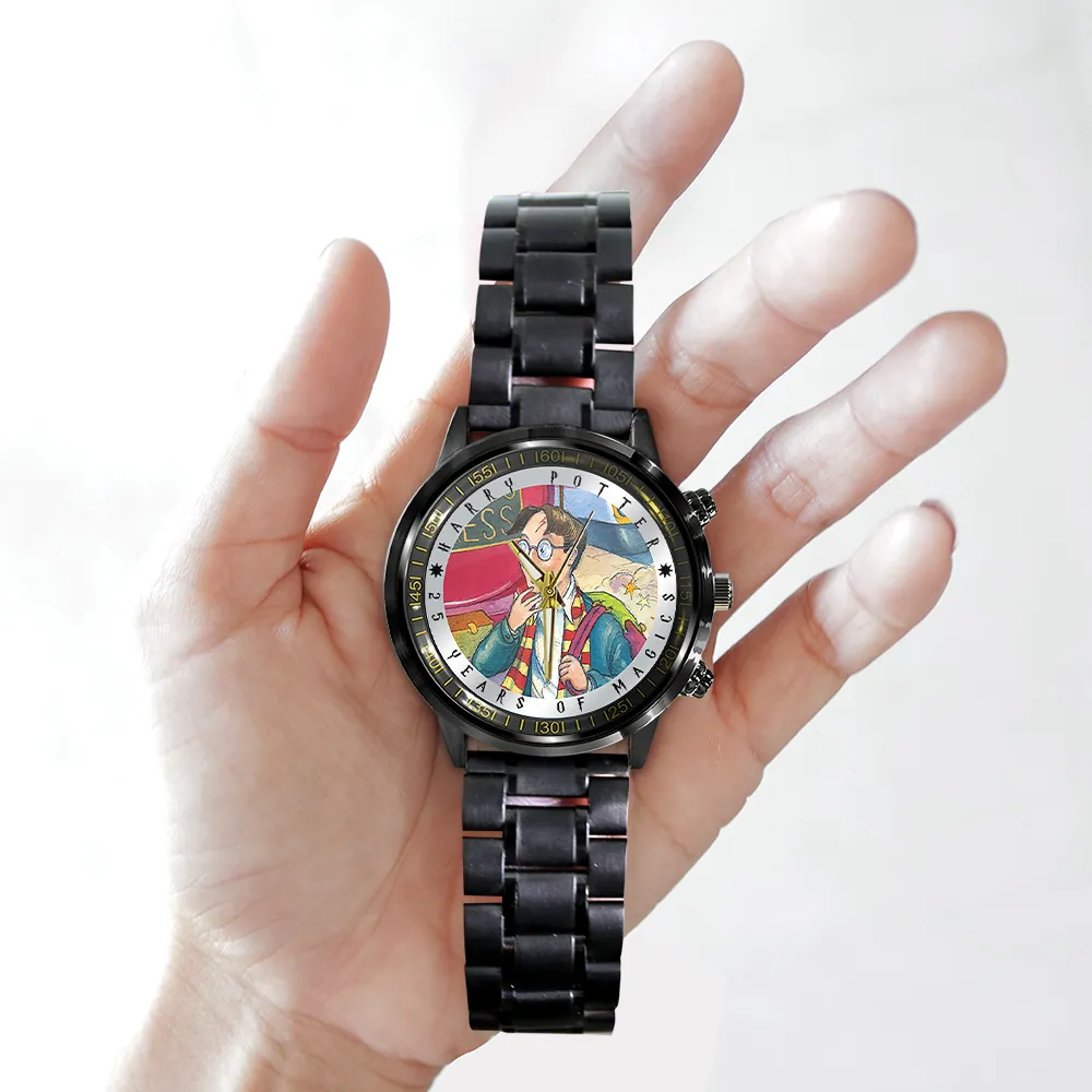 Harry Potter 25th Anniversary 2026 Black Stainless Steel Watch - Image 4